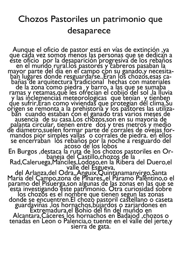 CHOZOS INTRODUCCION