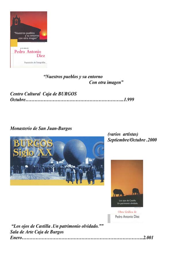 ESPOSICIONES FOTOGRAFICAS DE PEDRO ANTONIO D RODRIGO