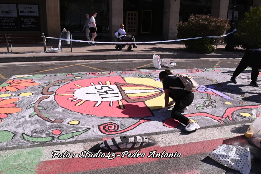ALFOMBRAS DE SAL EN LOGROÑO,ARTES Y TRADICIONES POPULARES ALFOMBRAS DE SAL EN LOGROÑO,ARTES Y TRADICIONES POPULARES